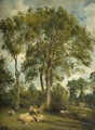 Landscape with Sheep - Frederick Richard Lee