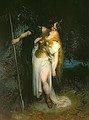 Wotan Bidding Farewell to Brunhilde - Ferdinand Leeke