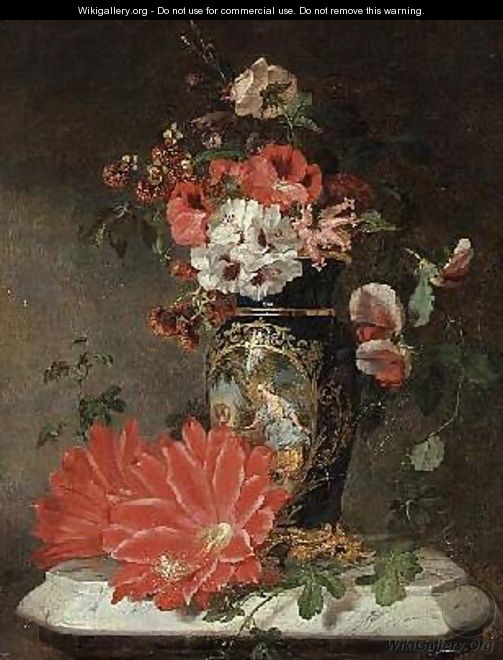 Flowers Still Life - Willem van Leen