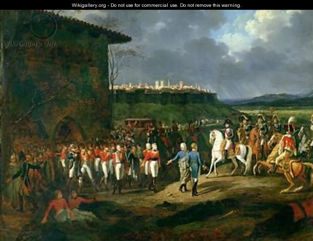 The English Prisoners at Astorga Being Presented to Napoleon Bonaparte 1769-1821 - Hippolyte Lecomte