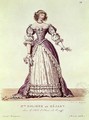 Madame Moliere nee Armande Bejart 1642-1700 in the role of Elmire in Le Tartuffe by Moliere 1622-73 - Hippolyte Lecomte