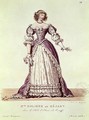 Madame Moliere nee Armande Bejart 1642-1700 in the role of Elmire in Le Tartuffe by Moliere 1622-73 - Hippolyte Lecomte