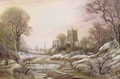 Worcester from the South West in the Snow - Charles Leaver