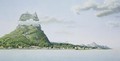 View of the Island of Bora Bora - (after) Lejeune and Chazal, Antoine