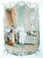 The Morning Bath illustration of elegant Parisian life in the second half of the 18th century - Maurice Leloir