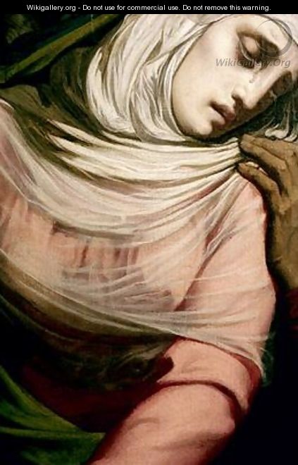 Virgin Mary at the Foot of the Cross 2 - Henri (Karl Ernest Rudolf Heinrich Salem) Lehmann