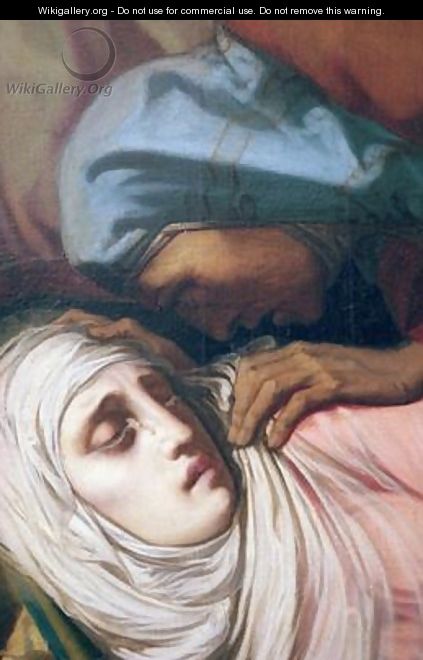 Virgin Mary at the Foot of the Cross - Henri (Karl Ernest Rudolf Heinrich Salem) Lehmann