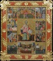 Icon of Saint Nicholas with scenes of his life and miracles - Laskaris Leichoudis