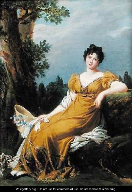 Portrait of a Seated Woman - Robert-Jacques-Francois-Faust Lefevre