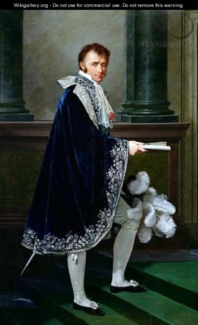 Portrait of Francois-Nicolas Mollien 1758-1850 - Robert-Jacques-Francois-Faust Lefevre