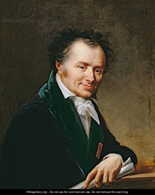 Portrait of Dominique Vivant 1747-1825 Baron Denon - Robert-Jacques-Francois-Faust Lefevre