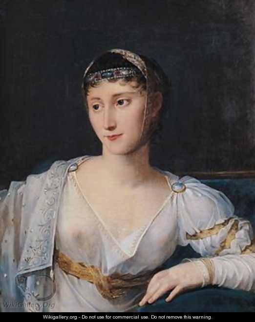 Portrait of Marie-Pauline Bonaparte 1780-1825 Princess Borghese - Robert-Jacques-Francois-Faust Lefevre
