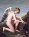 Cupid sharpening his arrows - Robert-Jacques-Francois-Faust Lefevre