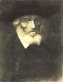 Portrait of Thomas Carlyle - Alphonse Legros