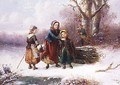 Snow Scene - Alexis de Leeuw