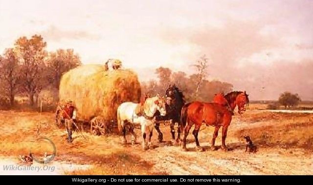 Carting hay - Alexis de Leeuw