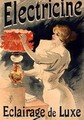 Reproduction of a poster advertising Electricine Luxury Lighting - Lucien Lefevre