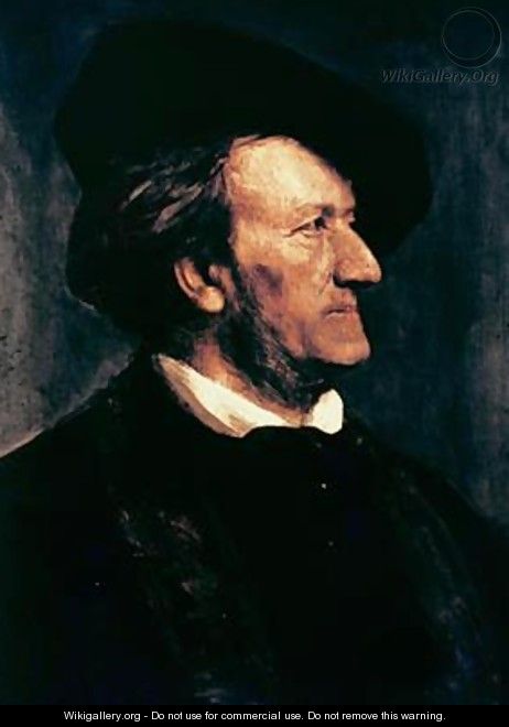 Portrait of Richard Wagner 1813-83 2 - Franz von Lenbach