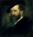 Portrait of the Artist Wilhelm Busch - Franz von Lenbach