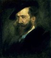 Portrait of the Artist Wilhelm Busch - Franz von Lenbach
