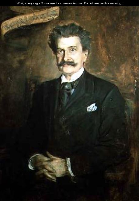 Johann Strauss the Younger - Franz von Lenbach