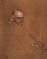 Portrait of Professor Theodor Mommsen 1817-1903 - Franz von Lenbach