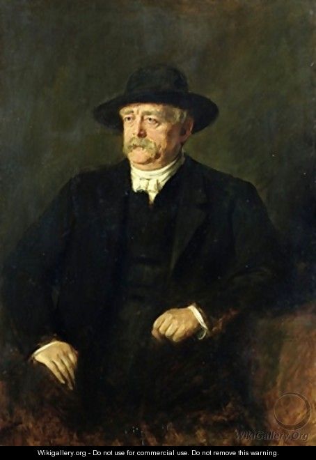 Chancellor Otto von Bismarck - Franz von Lenbach