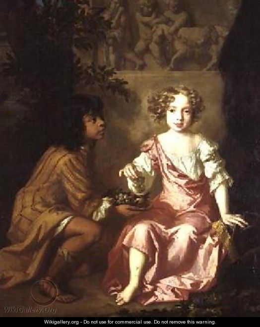 Lady Charlotte Fitzroy 1664-1719 later Countess of Lichfield - Sir Peter Lely