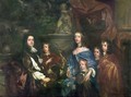 Sir Edward Hales 1695 and his family - Sir Peter Lely