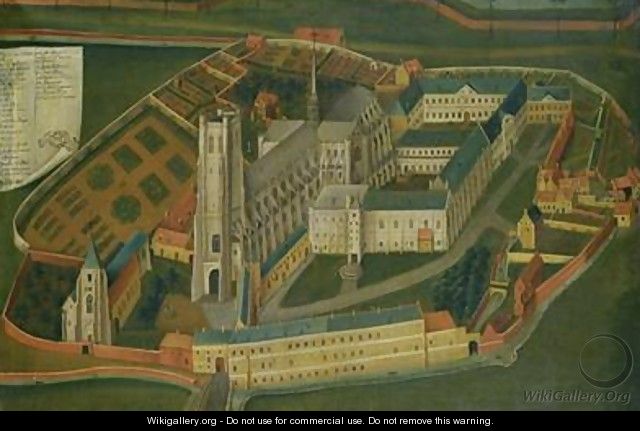 The Abbey of Saint-Bertin at Saint-Omer - Jacques Francois Lemaire