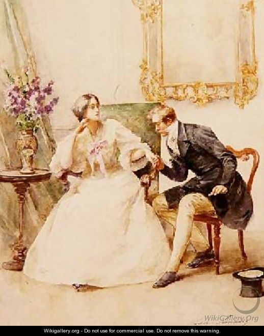 The Suitor - Madeleine Jeanne Lemaire