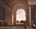 The Interior of a Church in Rome - Pierre (Lemaire-Poussin) Lemaire