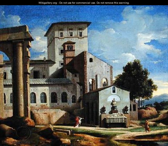 Italian Landscape - Pierre (Lemaire-Poussin) Lemaire