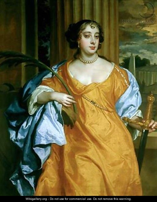 Barbara Villiers Duchess of Cleveland as St. Catherine of Alexandria - Sir Peter Lely