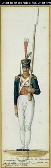 Grenadier of the Guard of Alexander I - Pierre Antoine Lesueur