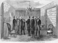 President Johnson 1808-75 taking Oath of Office - Frank Leslie