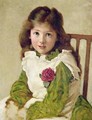 Portrait of the Artists Daughter - George Dunlop, R.A., Leslie