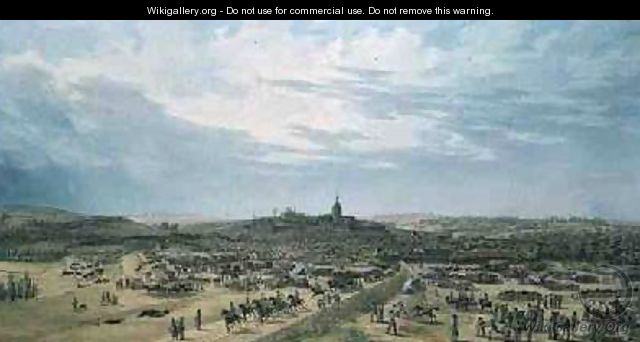 View of the City and the Castle of Guise - Louis-Nicolas de Lespinasse