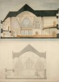 Side Elevation of Trinity College Church Edinburgh - John Lessels