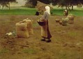 Harvesting Potatoes - Henri Lerolle
