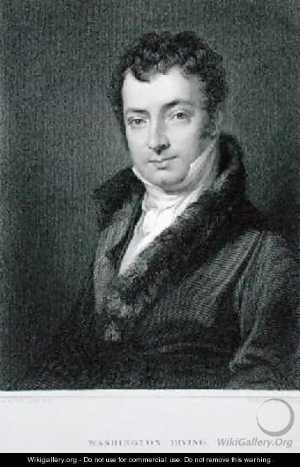 Washington Irving 1783-1859 - Charles Robert Leslie