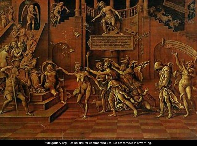Allegory of Slander or Allegory of Fortune - Lorenzo Leonbruno