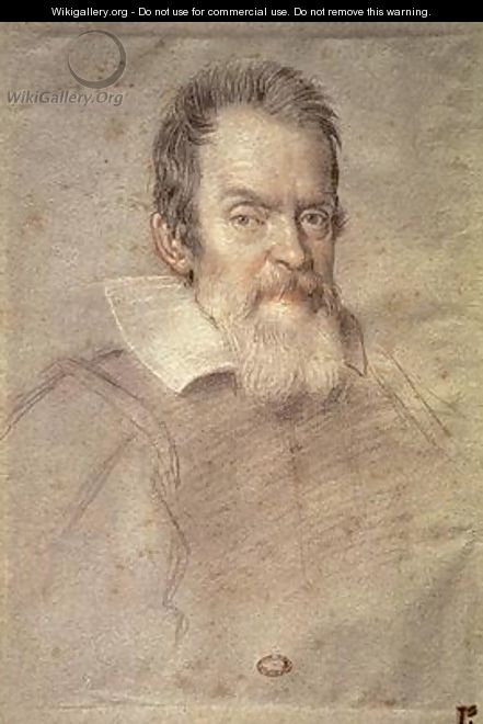 Portrait of Galileo Galilei 1564-1642 Astronomer and Physicist - Ottavio Leoni