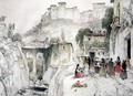 Part of the Alhambra from the Alameda del Darro - John Frederick Lewis