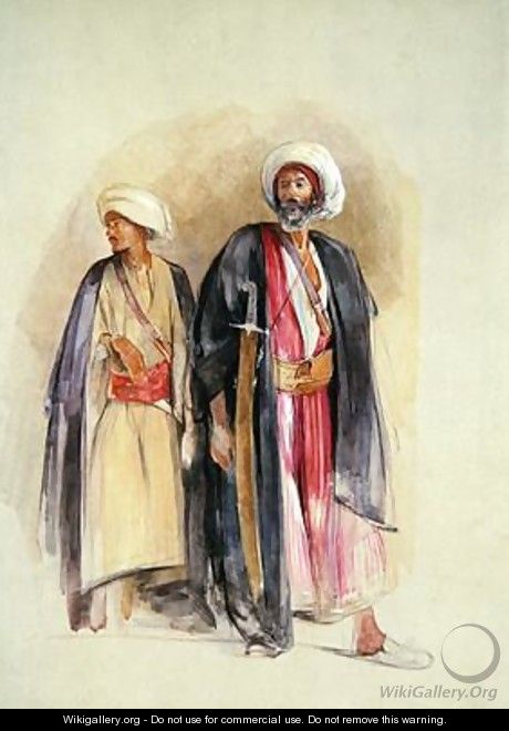 Sheik Hussein of Gebel Tor and His Son - John Frederick Lewis