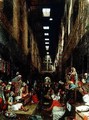 The Bezestein Bazaar of El Khan Khallil Cairo - John Frederick Lewis