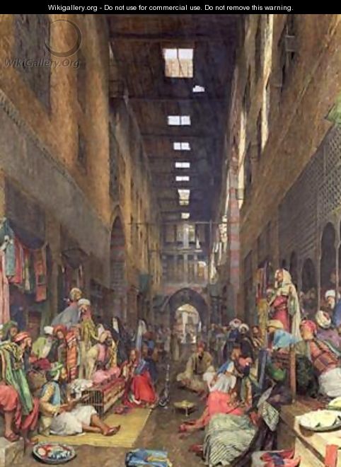 The Cairo Bazaar - John Frederick Lewis