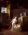 An artist and his model in a studio - (attr. to) Levreince, Nicolas