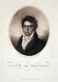 Ludwig van Beethoven 1770-1827 - (after) Letronne, Louis Rene