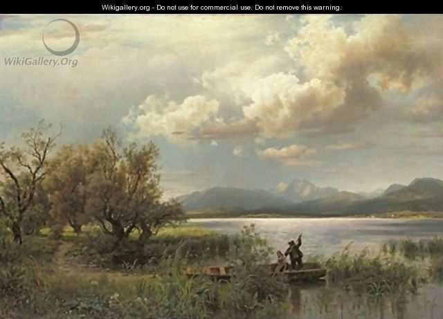 Bayern Landscape - August Wilhelm Leu